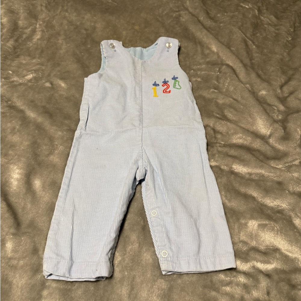 Vintage Baby Boy Blue Romper Made By Thomas